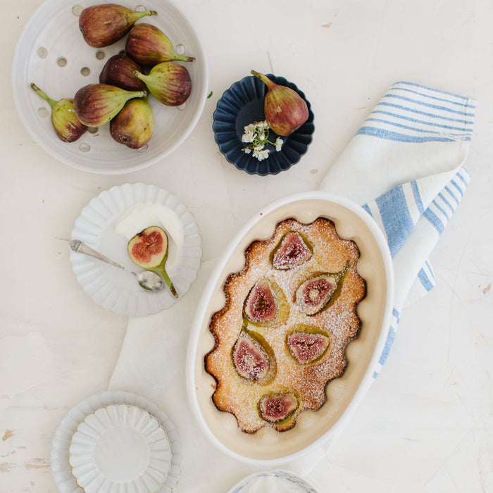 MH Tea Towel - Blue French Stripe