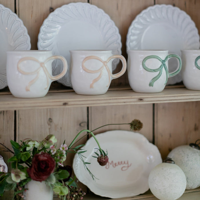 Wintry White Glass Ornament