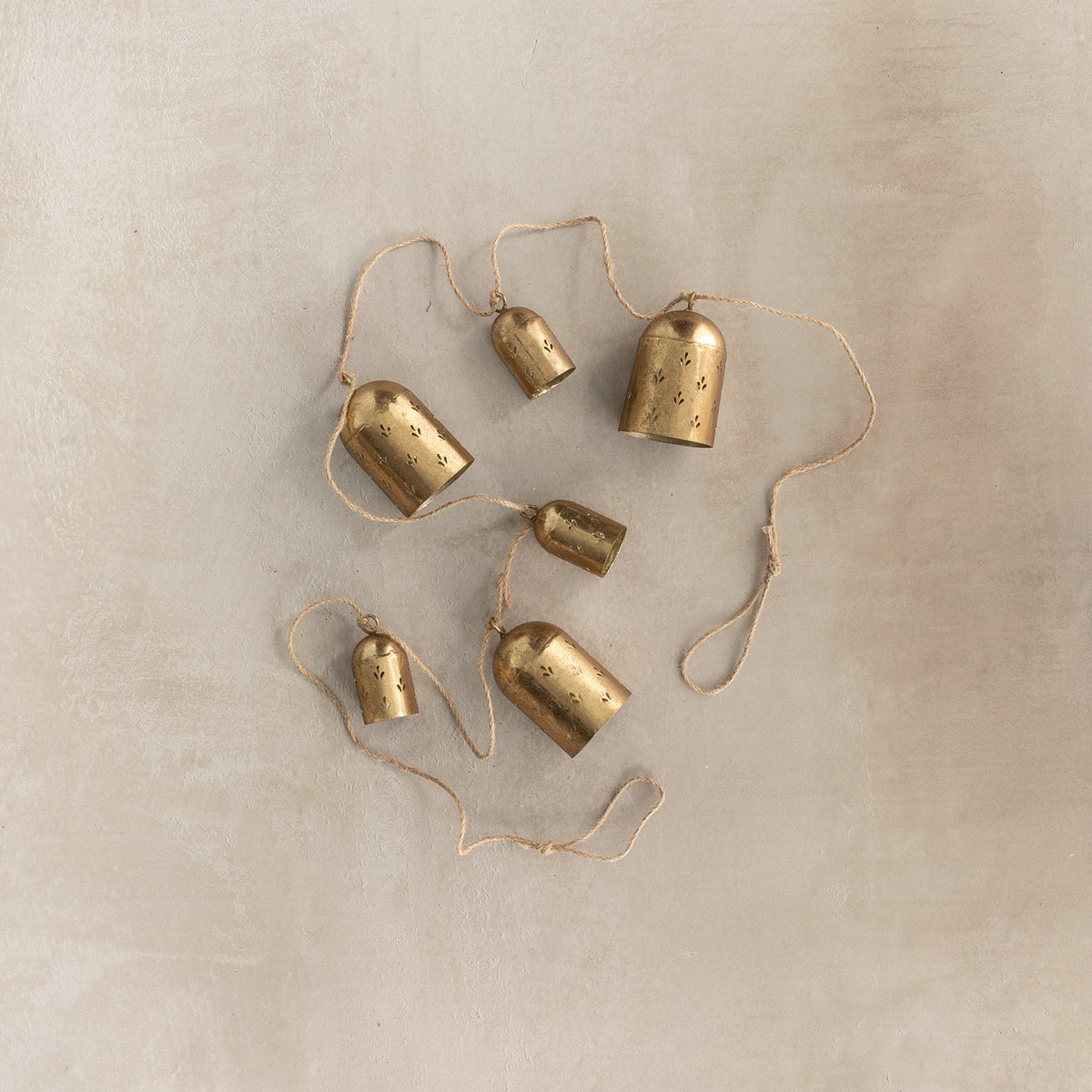 Jolie Brass Bell Garland