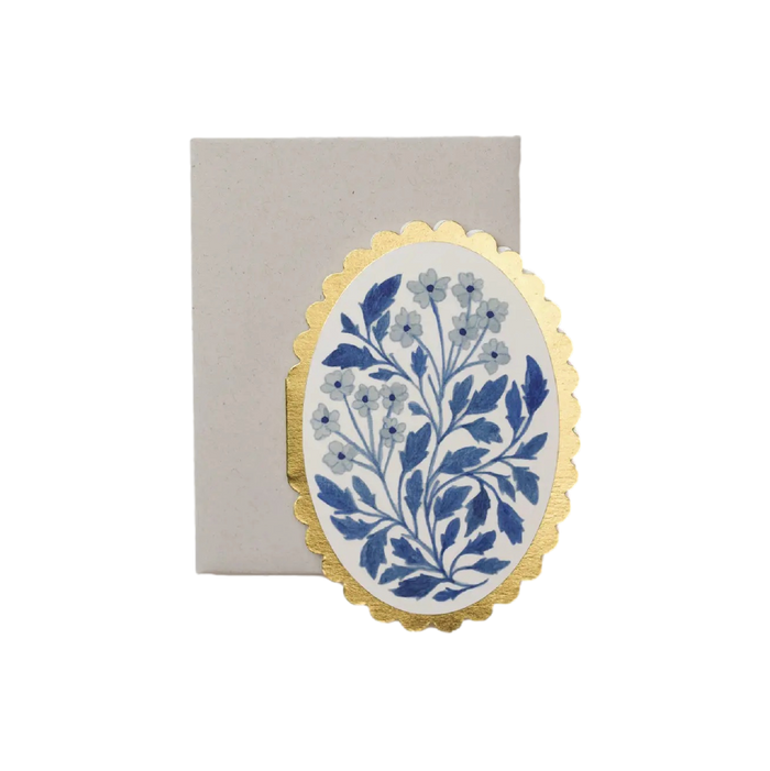 Greeting Card - Mini Scalloped Botanica