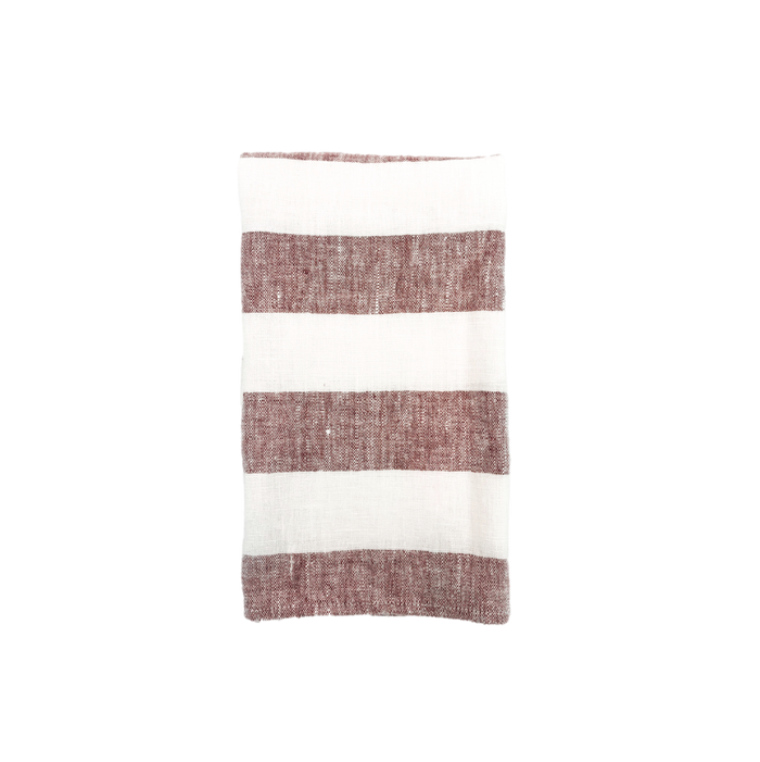 MH Tea Towel - Saddle Stripe