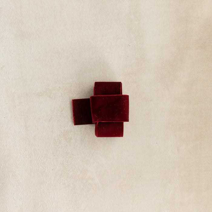 Royal Burgundy Velvet Ribbon