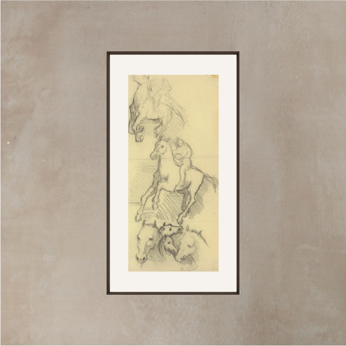 Horseback - Unframed Art Print