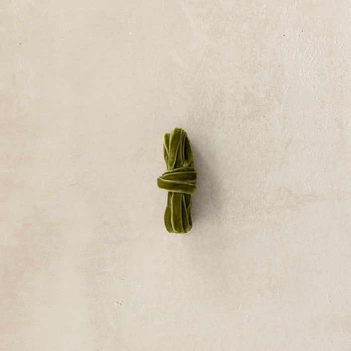 Velvet Ribbon - Olive