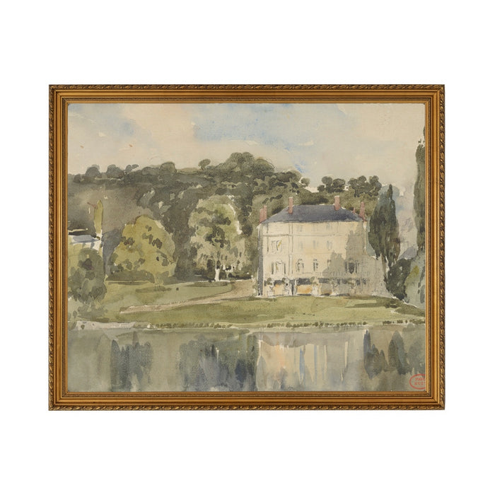 Lake Château - Unframed Art Print