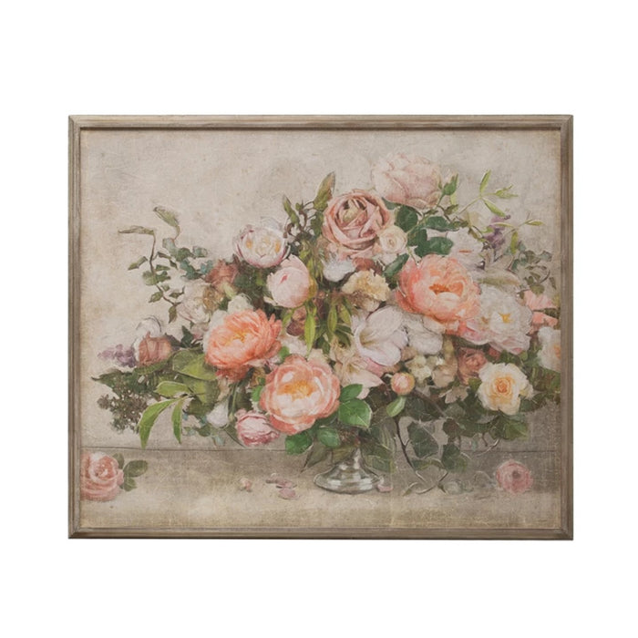 Blushing Blooms Framed Artwork