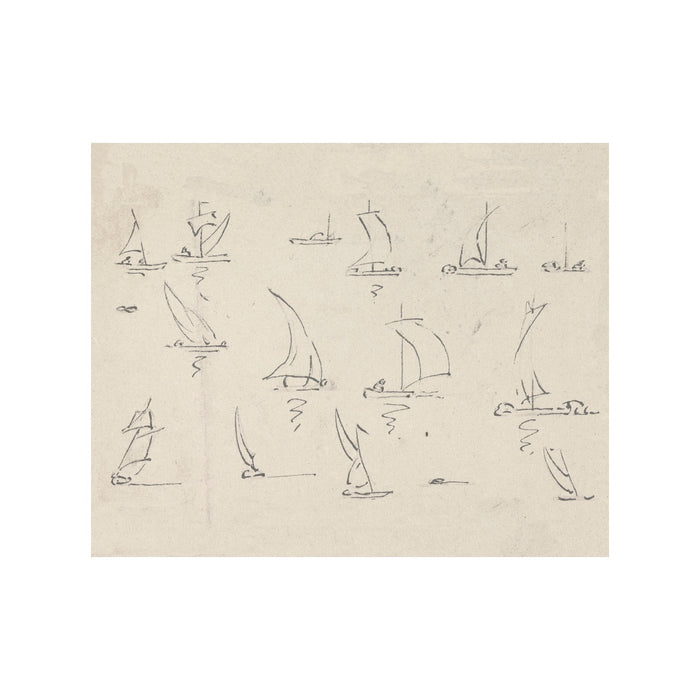 Sailboats - Unframed Art Print