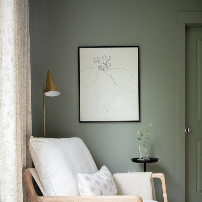 Floral Sketch No. 02 Framed Artwork