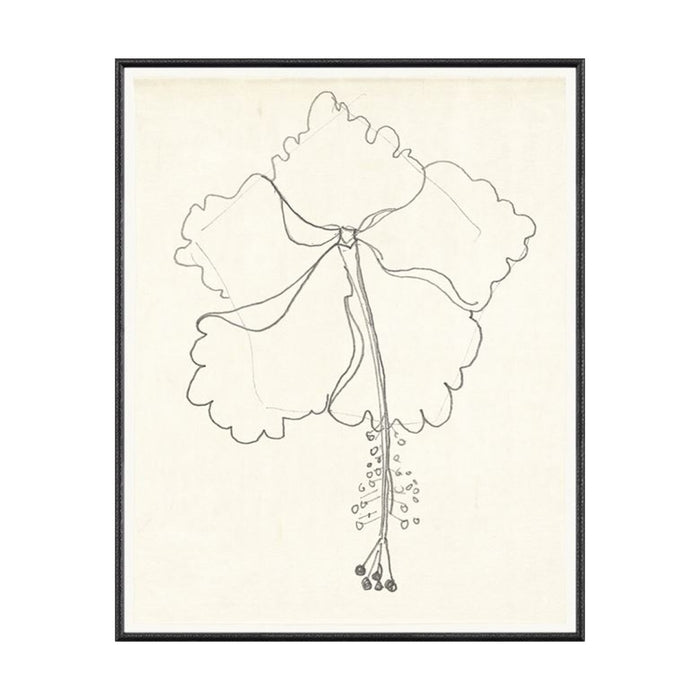 Floral Sketch No. 03 Framed Artwork