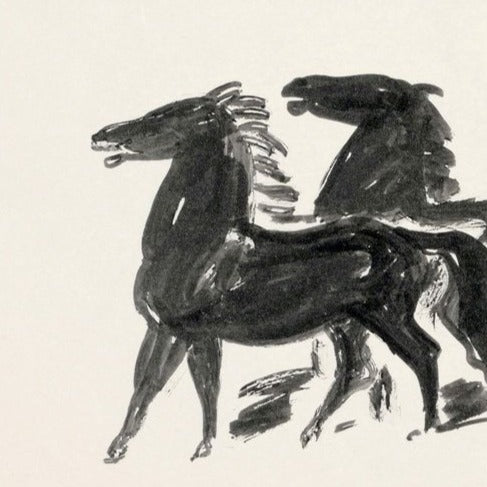 Three Horses Framed Artwork