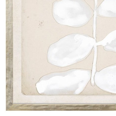 Neutral Leaf Framed Artwork