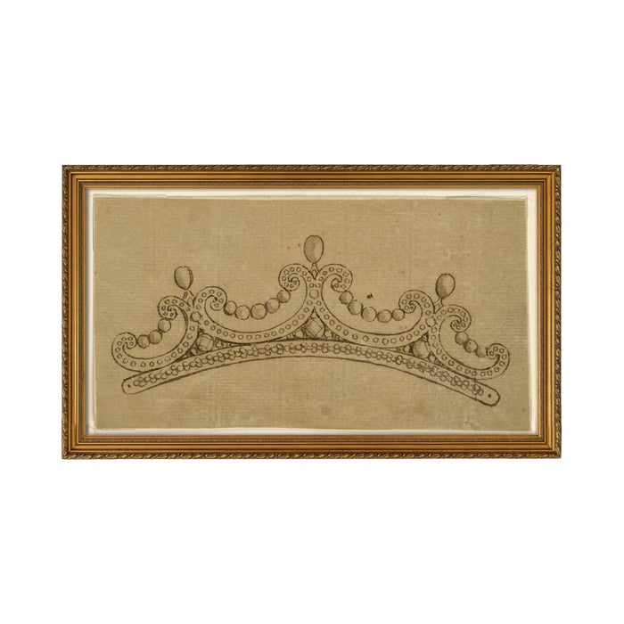 Crown Sketch - Unframed Art Print