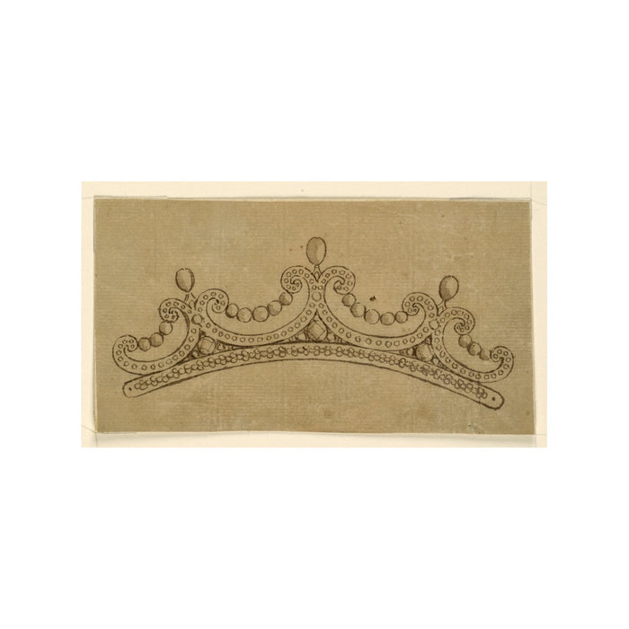 Crown Sketch - Unframed Art Print