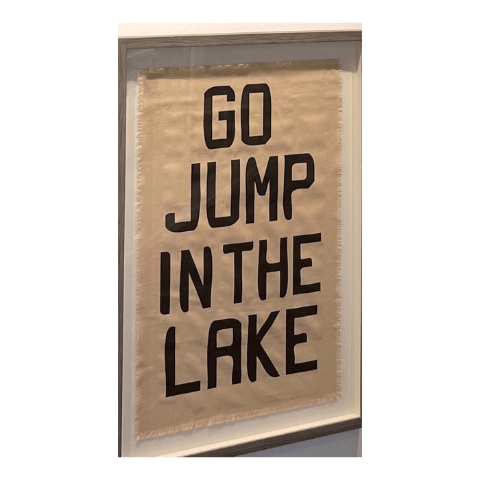 On Lake Time Framed Artwork