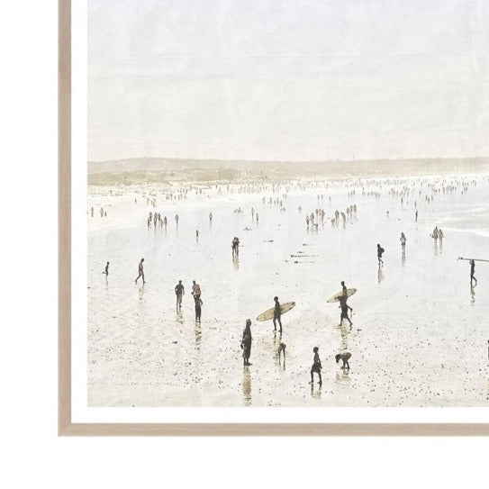 Beach Surf Framed Artwork