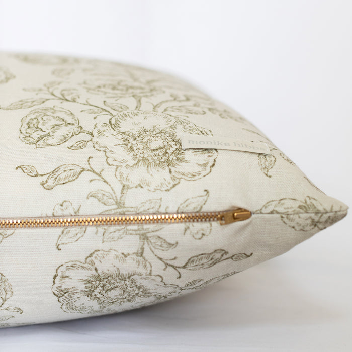 Mabel Pillow Cover - Olive