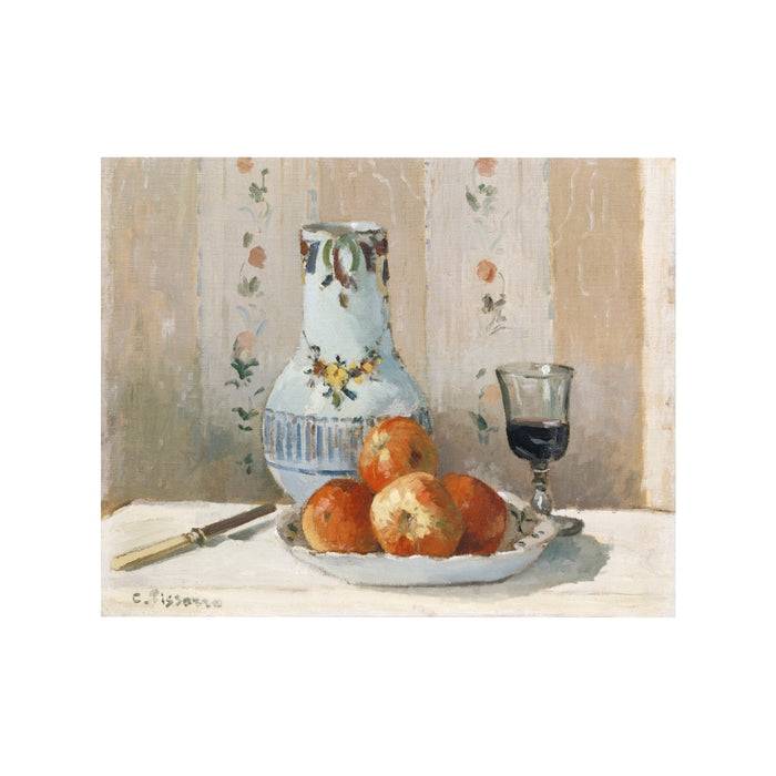 Vino et Pommes - Unframed Art Print