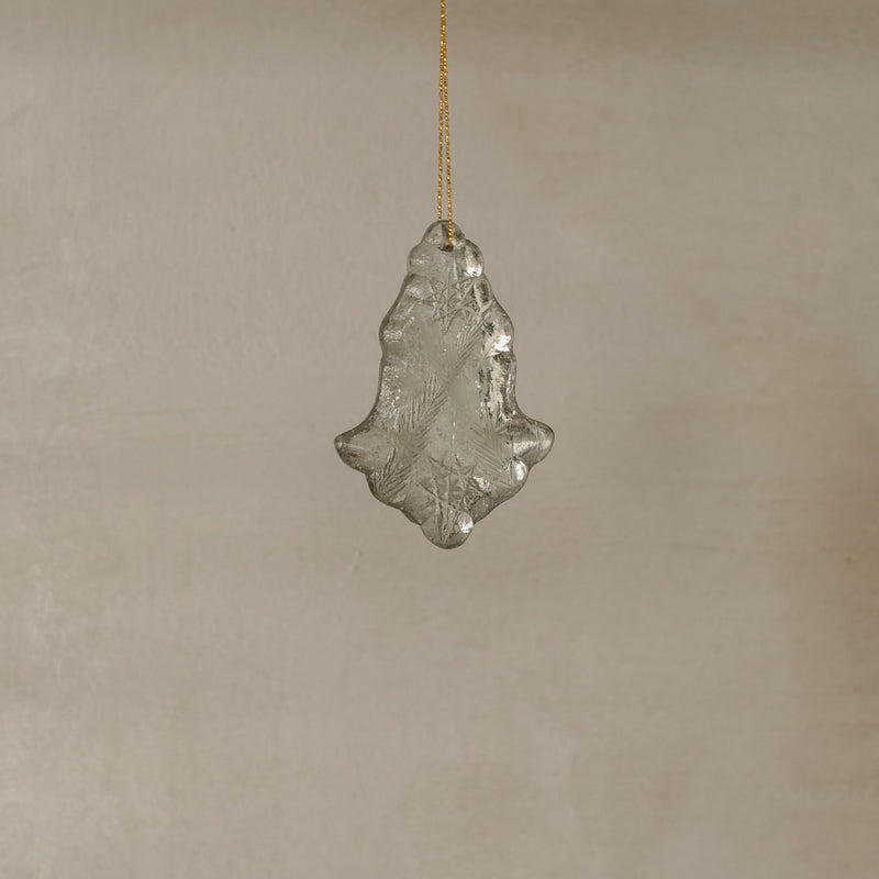 Antique Silver Glass Ornament