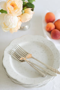 June Speckled & Scalloped Plate