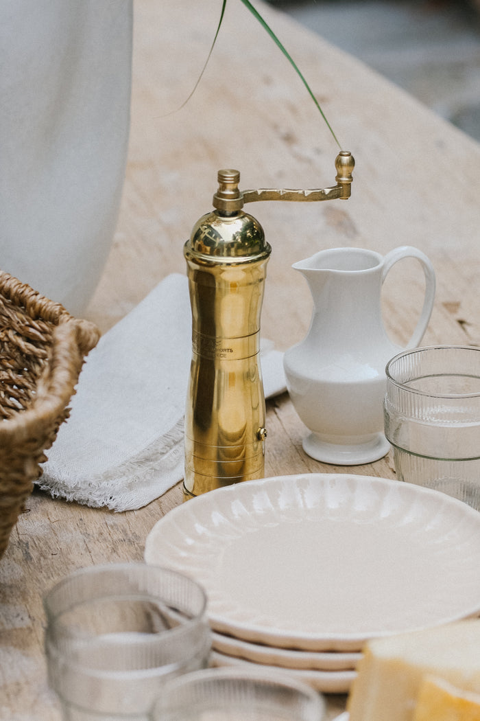 Elegance Brass Pepper Mill