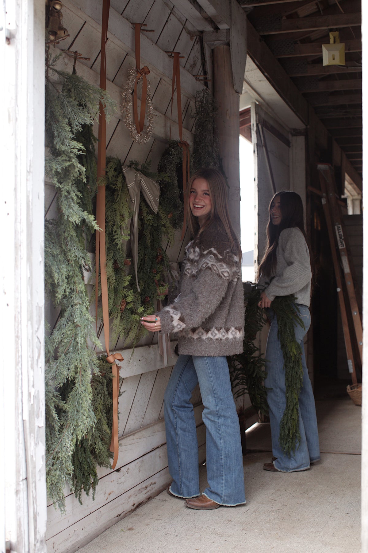 Holiday Ranch Cedar Wreath