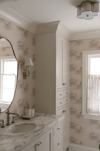 MH Wallpaper - Wild Horses in Grasscloth