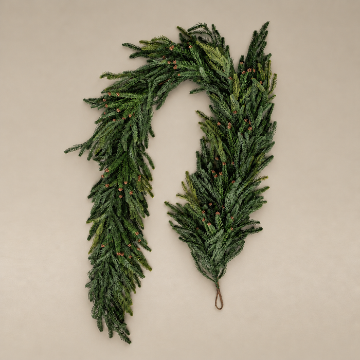 Vermont Evergreen Garland - 6'
