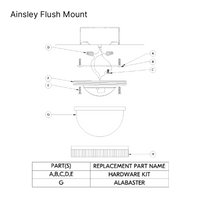 Ainsley Flush Mount
