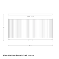 Allen Round Flush Mount
