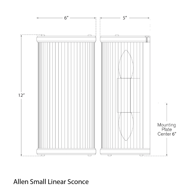 Allen Small Linear Sconce