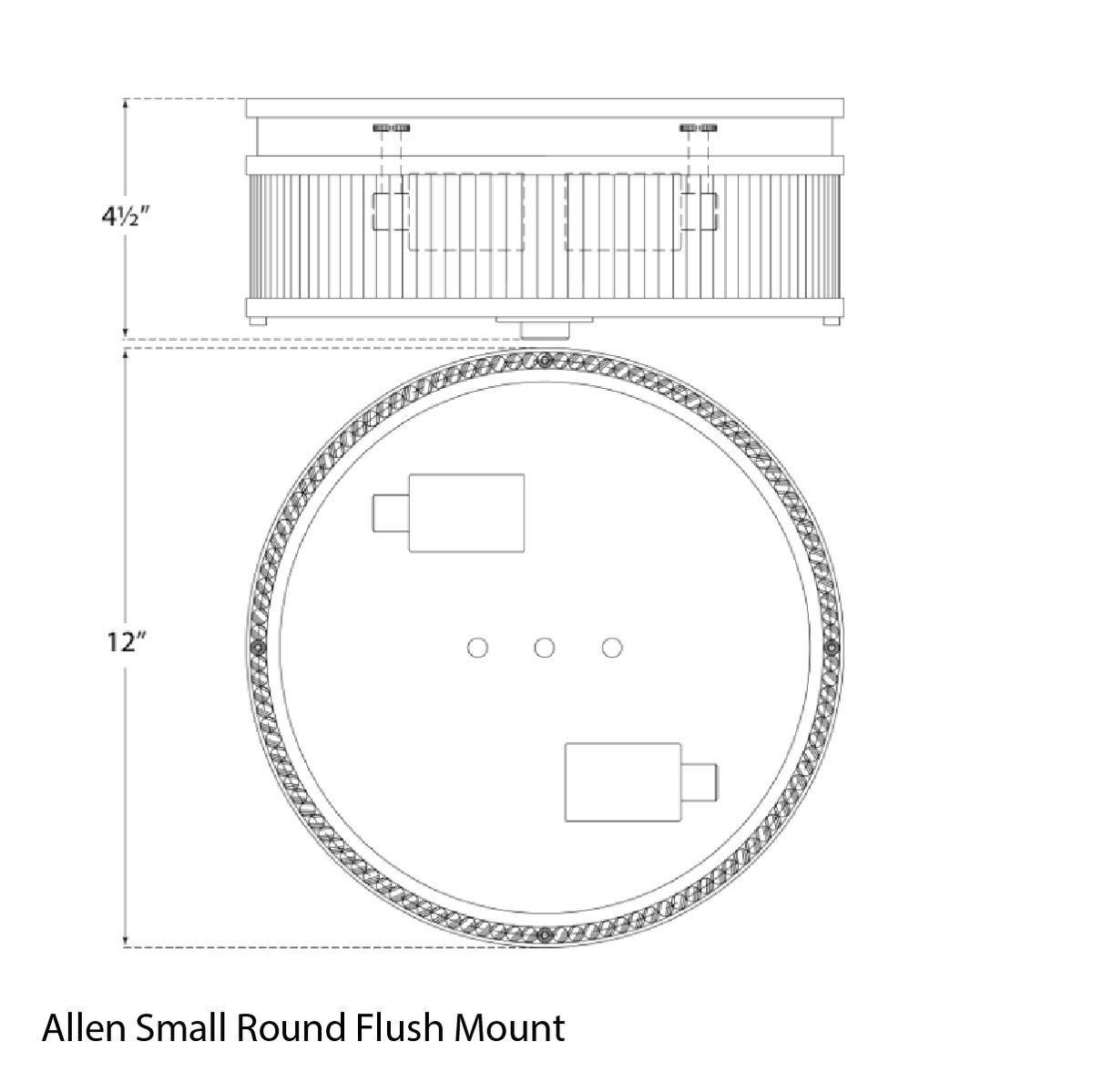 Allen Round Flush Mount