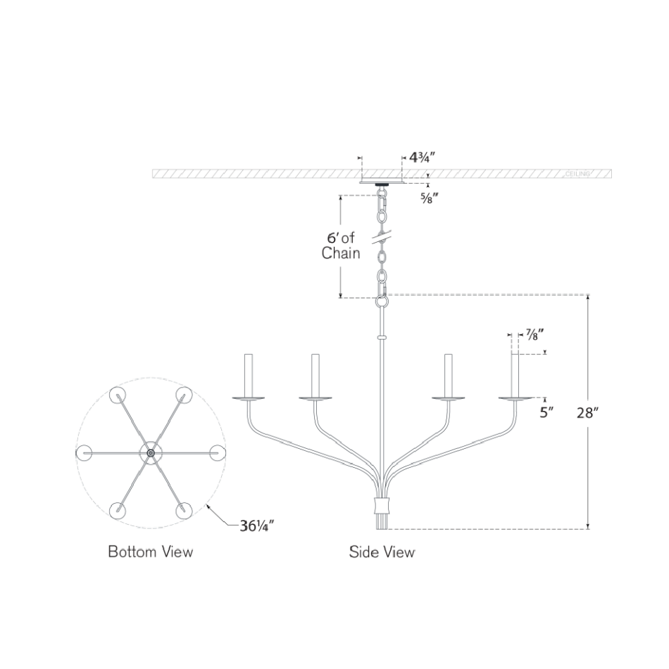 Belfair Tiered Chandelier