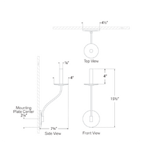 Belfair Medium Single Sconce