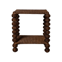 Bobbin Side Table - Teak