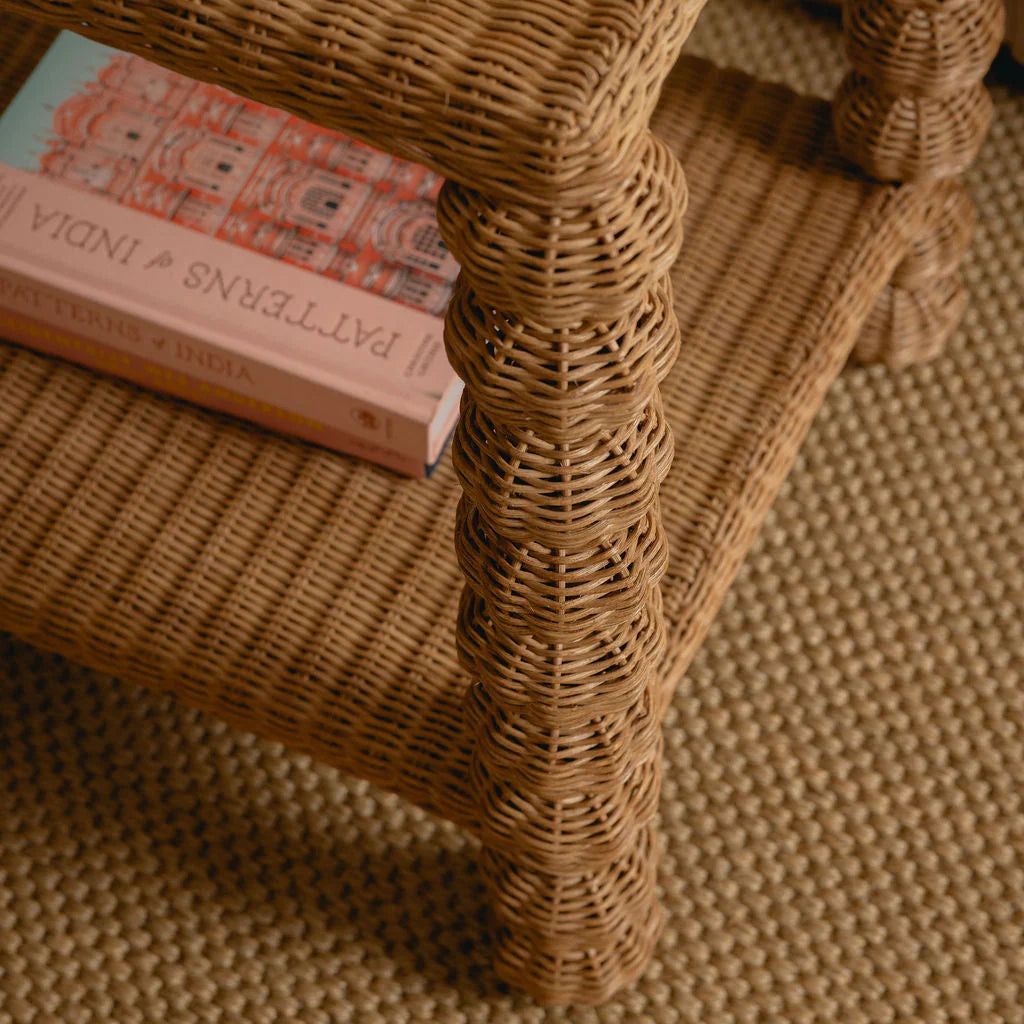 Bobbin Side Table - Oak
