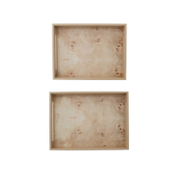 Bradley Burl Wood Trays