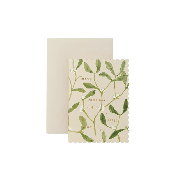 Greeting Card - Merry Mistletoe
