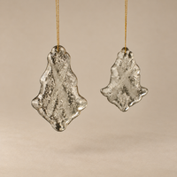 Antique Silver Glass Ornament