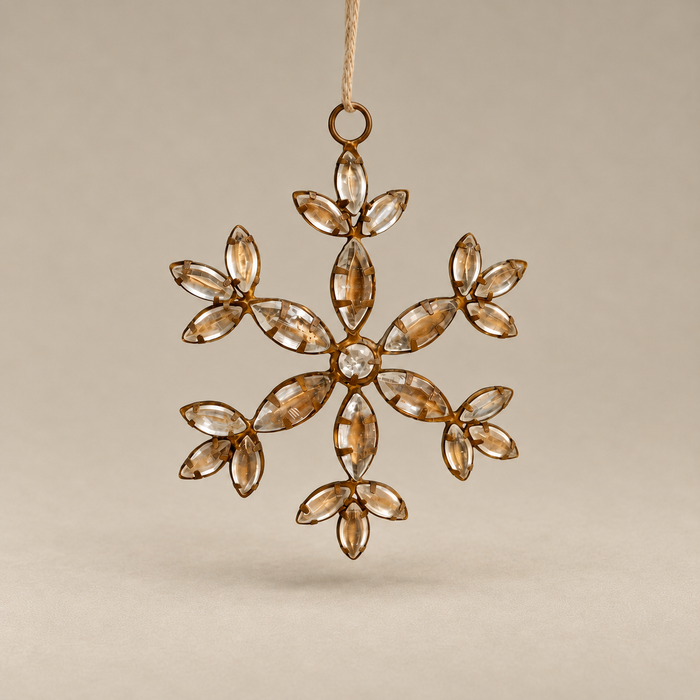 Bejeweled Snowflake Ornament