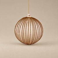 Glitter Glass Ball Ornament