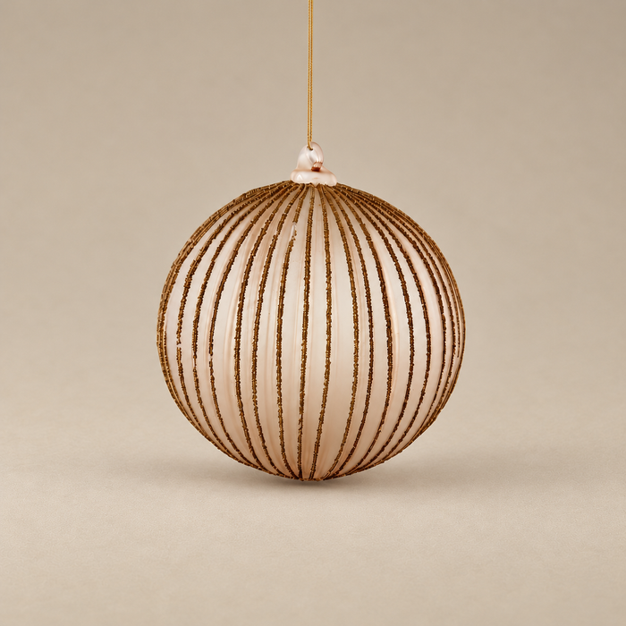 Glitter Glass Ball Ornament