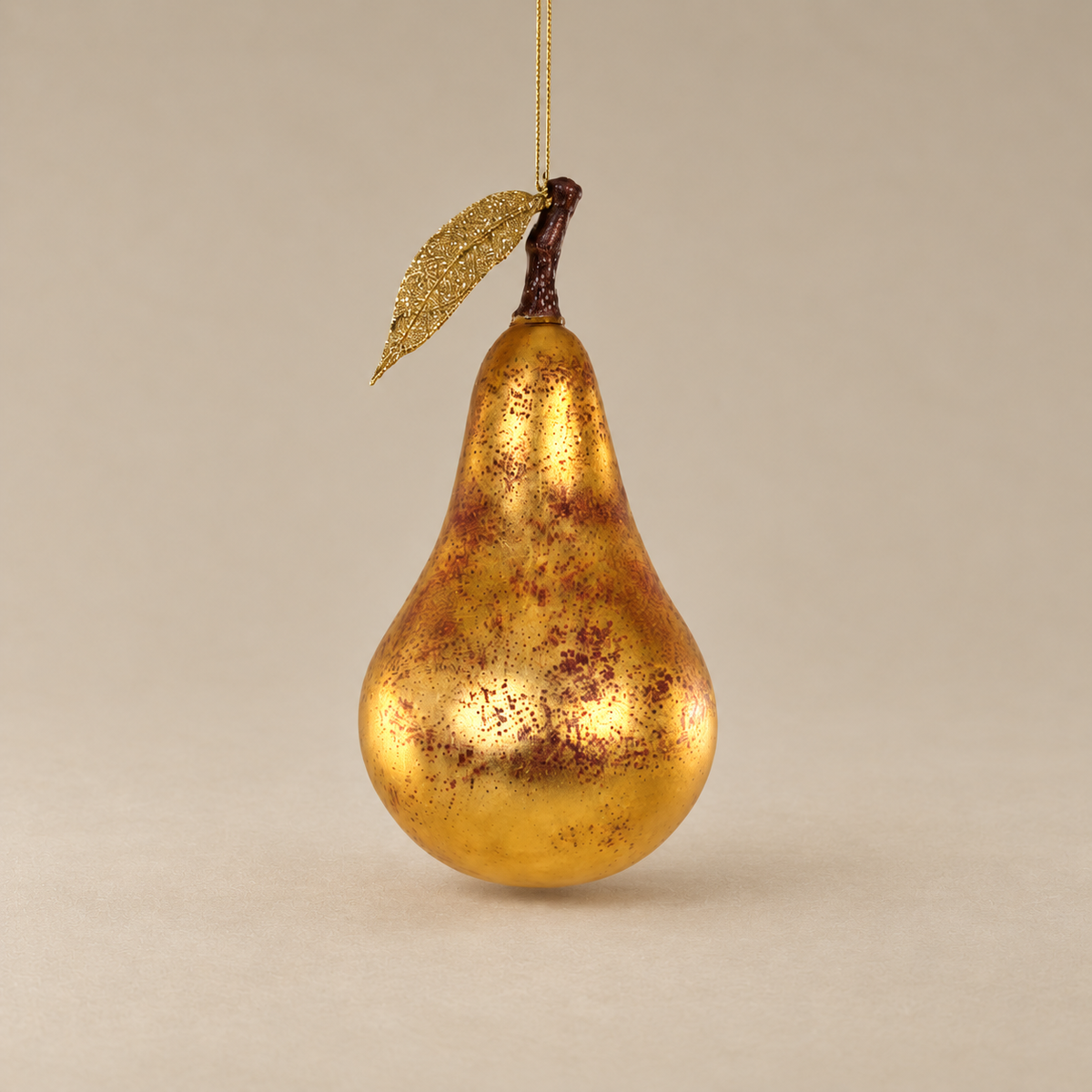 Golden Pear Ornament