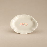 Merry Scalloped Platter