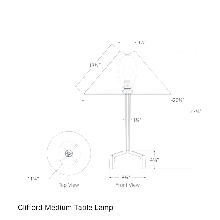 Clifford Medium Table Lamp