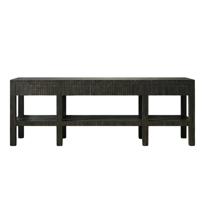 Conrad Console - Pale Black