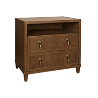 Hugh Double Nightstand - Provincial Brown