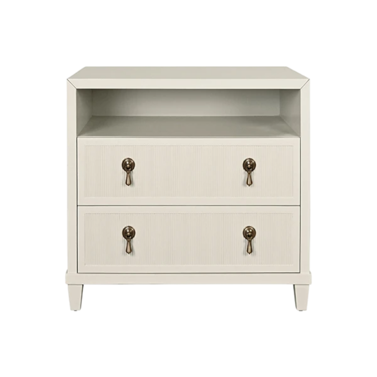 Hugh Double Nightstand - Antique White