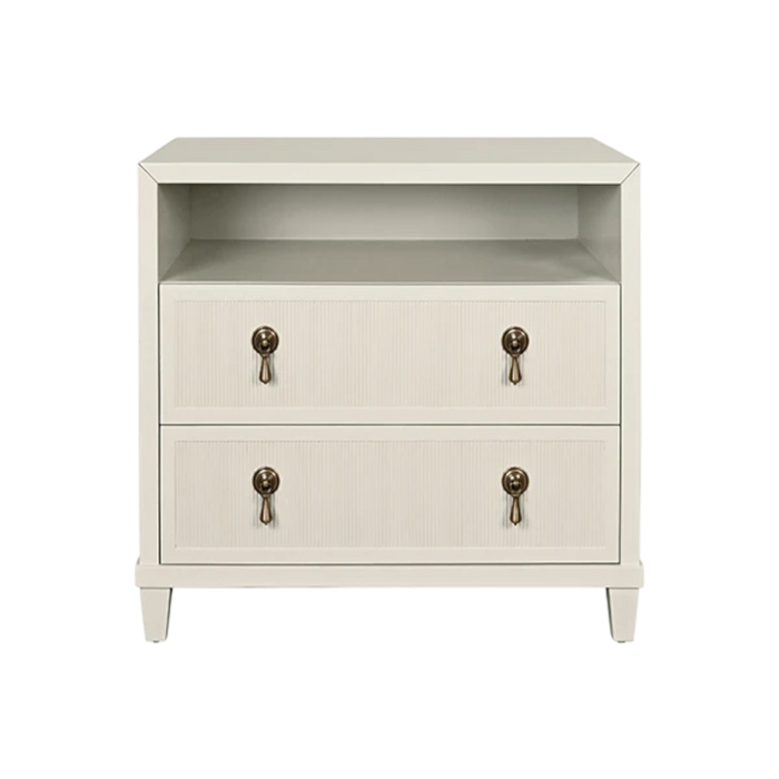 Hugh Double Nightstand - Antique White