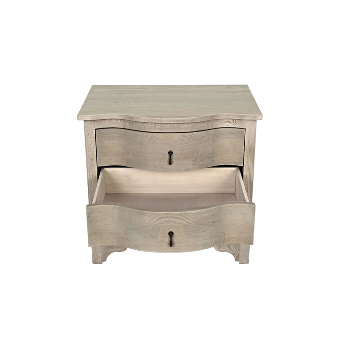 Curved Front Side Table