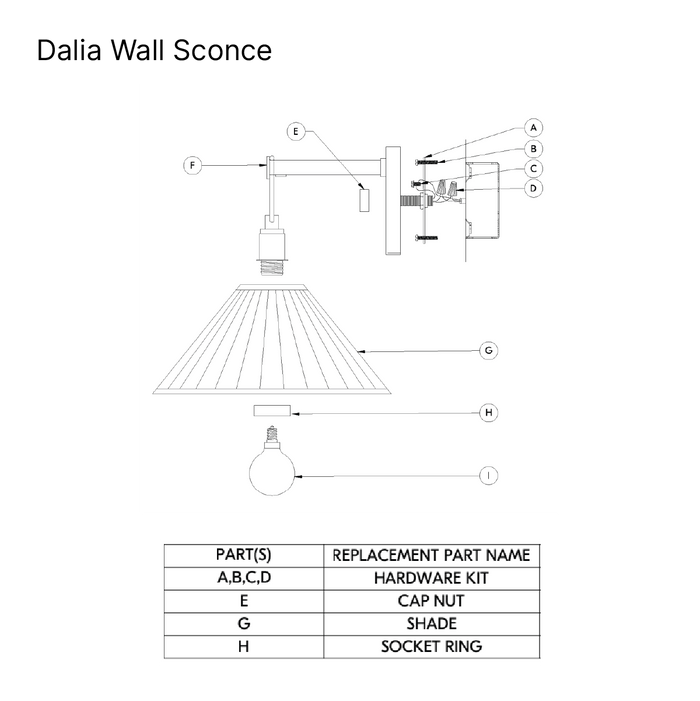 Dalia Wall Sconce